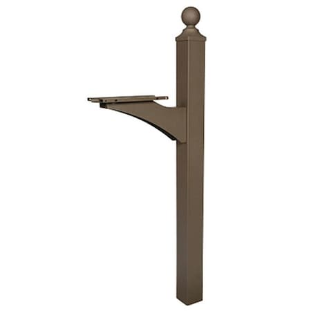 Bbq Innovations LP000BZ0 10.8 x 4.2 in. Landover Decorative Mailbox Cross Arm Post - Bronze BB30323